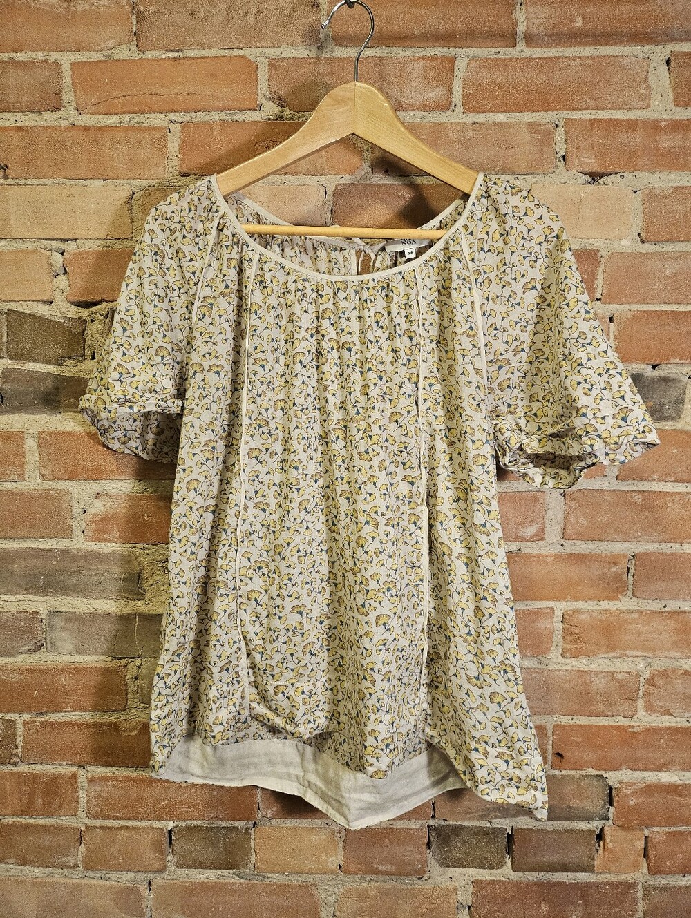 Noa Noa Floral Blouse — EU 38 (Medium But Fits Like a Large)